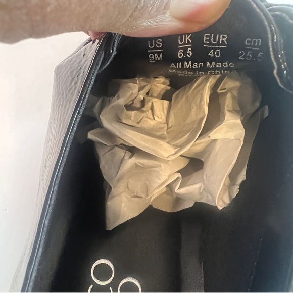 Franco Sarto Women’s Black Patent Lace-Up Oxford – Size 9M - Picture 5 of 9